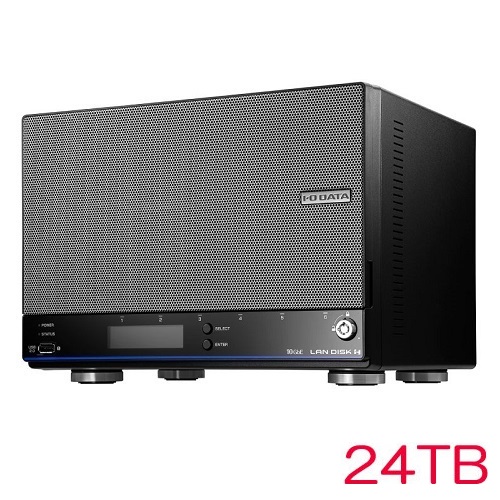 アイ・オー・データ HDL4-HA24EXB [10GbE Linux 4ドライブ BOXタイプNAS 24TB]