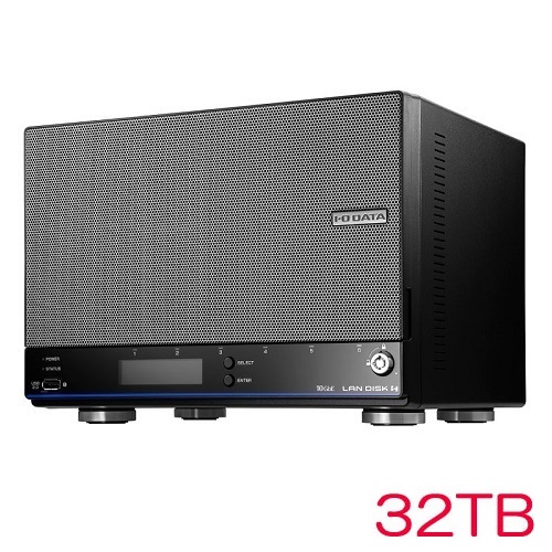 アイ・オー・データ HDL4-HA32EXB [10GbE Linux 4ドライブ BOXタイプNAS 32TB]
