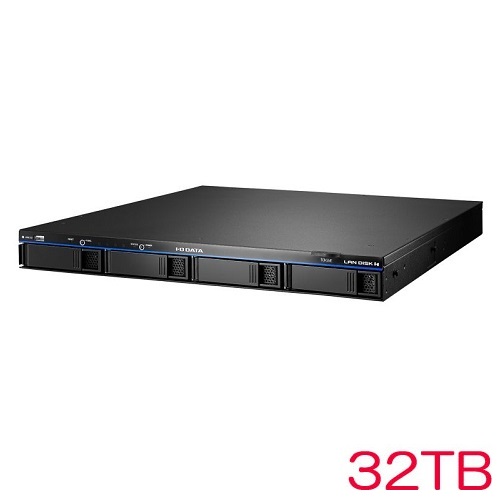 HDL4-HA32-UB [10GbE Linux 4ドライブ 1U NAS 32TB]