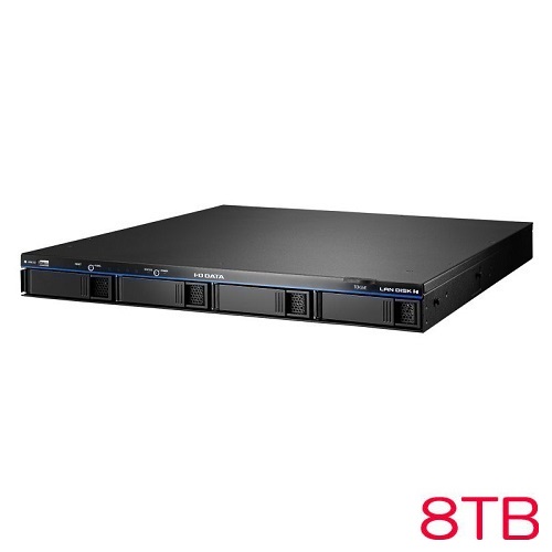 HDL4-HA8-UB [10GbE Linux 4ドライブ 1U NAS 8TB]