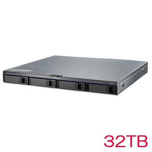 HDL4-XA32-UB [10GbE&マルチギガ Linux 4ドライブ 1U NAS 32TB]
