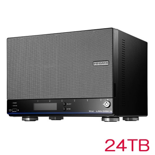 アイ・オー・データ HDL6-HA24B [10GbE Linux 6ドライブ BOXタイプNAS 24TB]