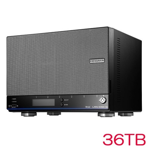 HDL6-HA36B [10GbE Linux 6ドライブ BOXタイプNAS 36TB]