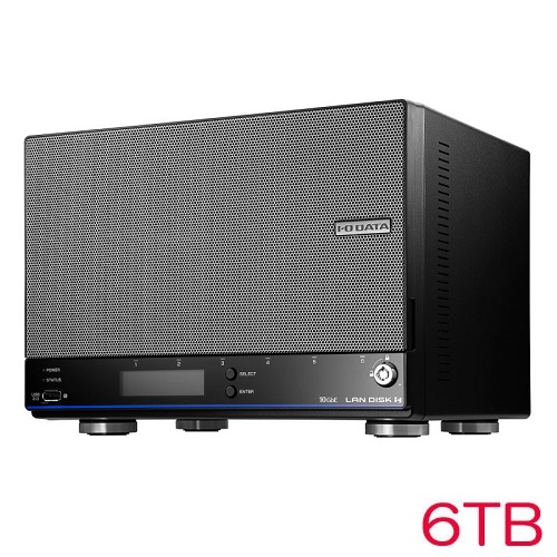 HDL6-HA6B [10GbE Linux 6ドライブ BOXタイプNAS 6TB]