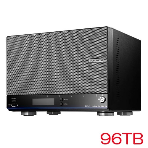 HDL6-HA96B [10GbE Linux 法人 6ドライブ BOXタイプNAS 96TB]