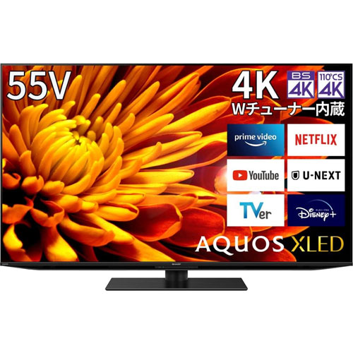 シャープ AQUOS 4K 4T-C55EP1 [4K+GoogleTV+55V型液晶テレビ]