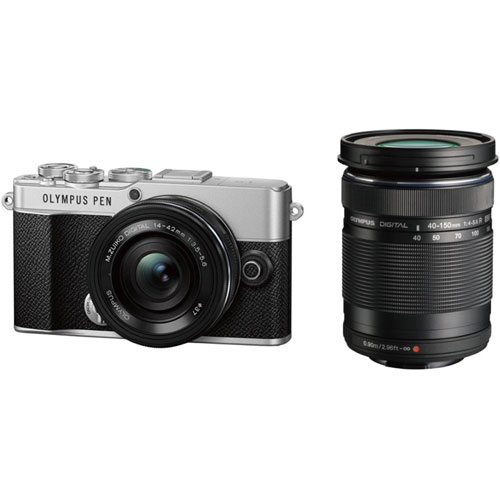 OM SYSTEM E-P7WZK SLV [PEN E-P7 EZダブルズームキット (シルバー)]