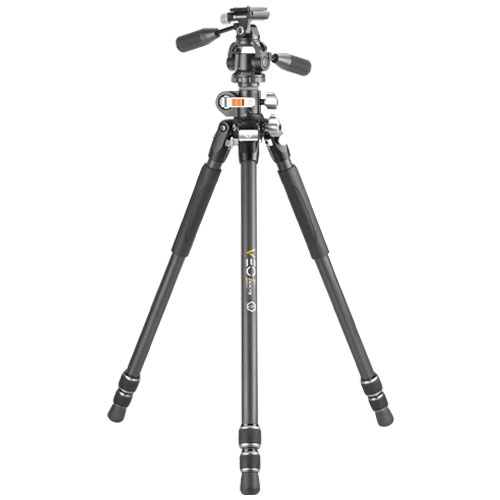 VANGUARD VEO 3+ 263CPS [カーボンオーバーヘッド三脚 3段 VEO PH-38S パンヘッド雲台付属 三脚ケース付]