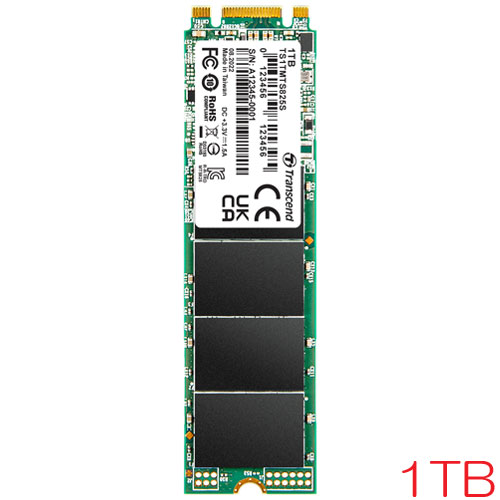 トランセンド TS1TMTS825S [1TB SSD MTS825S M.2 Type 2280 SATA-III 3D TLC 360TBW 3年保証]