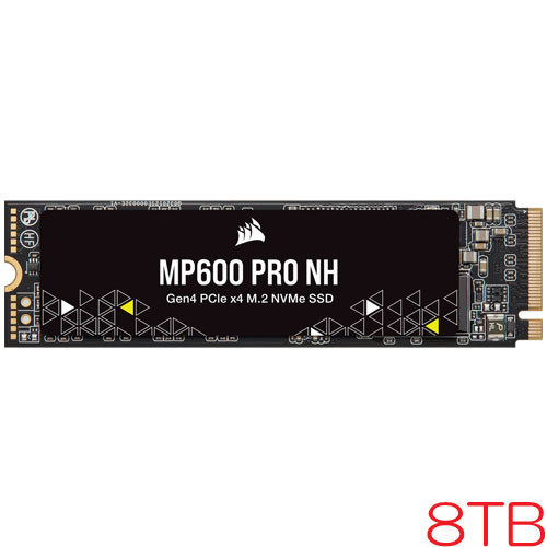 コルセア CSSD-F8000GBMP600PNH [8TB SSD MP600 PRO NH M.2(2280) NVMe PCIe Gen 4.0 x4 3D TLC 6000TBW 5年保証]