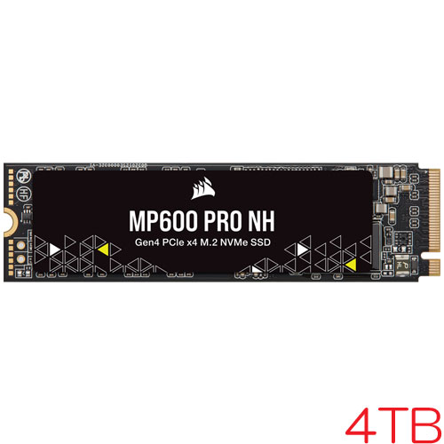 コルセア CSSD-F4000GBMP600PNH [4TB SSD MP600 PRO NH M.2(2280) NVMe PCIe Gen 4.0 x4 3D TLC 3000TBW 5年保証]