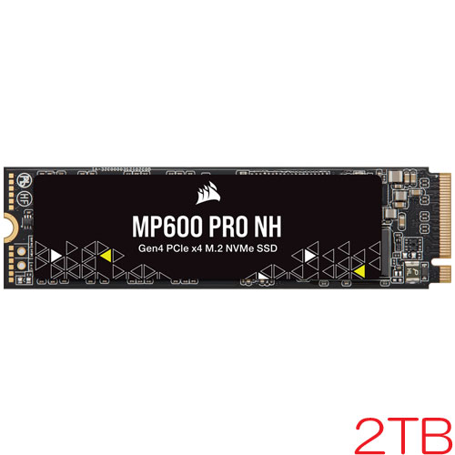 コルセア CSSD-F2000GBMP600PNH [2TB SSD MP600 PRO NH M.2(2280) NVMe PCIe Gen 4.0 x4 3D TLC 1400TBW 5年保証]