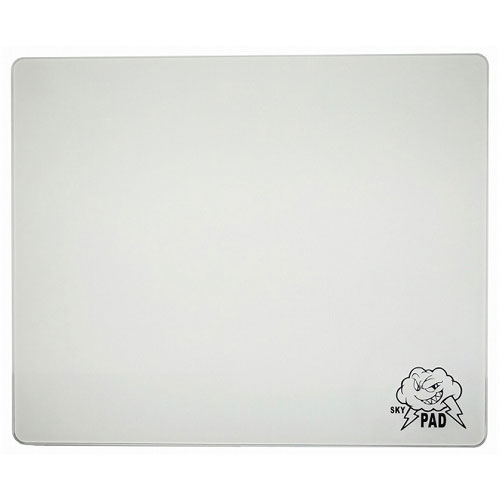 SkyPAD 3.0 XL White Cloud [フルガラスマウスパッド 幅50cm×奥行き40cm 特大サイズ]