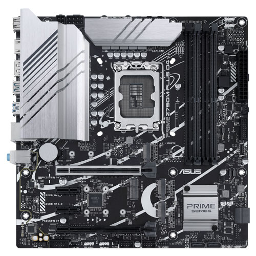 ASUS PRIME Z790M-PLUS D4-CSM [Intel Z790/LGA1700/DDR4/USB 3.2 Type-C/mATX/Thunderbolt AIC対応]