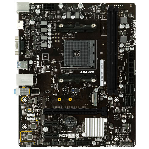 e-TREND｜BIOSTAR B450MH Ver 6.3 [マザーボード AMD B450/Socket AM4