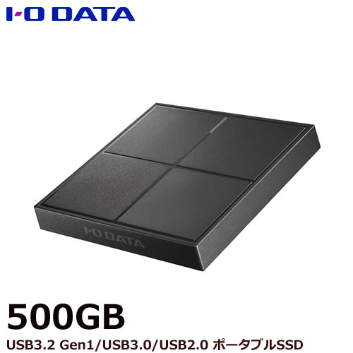 アイ・オー・データ SSPL-UT500K/E [USB3.2 Gen1（USB3.0)対応ポータブルSSD 500GB]