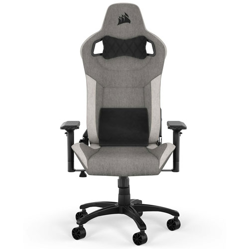 コルセア CF-9010058-WW [T3 RUSH Fabric Gaming Chair (2023) - Grey/White]