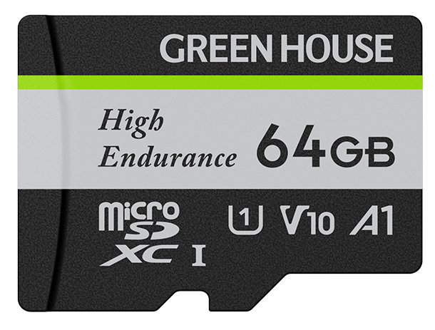 グリーンハウス GH-SDM-WA GH-SDM-WA64G [ドラレコ/アクションカメラ向けmicroSDXCカード 64GB]