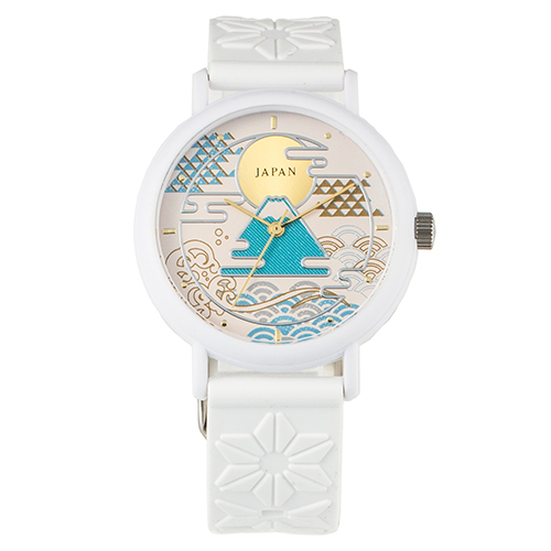 マルゼキ KAORU 腕時計 ご当地富士山(檜) KAORU002FH