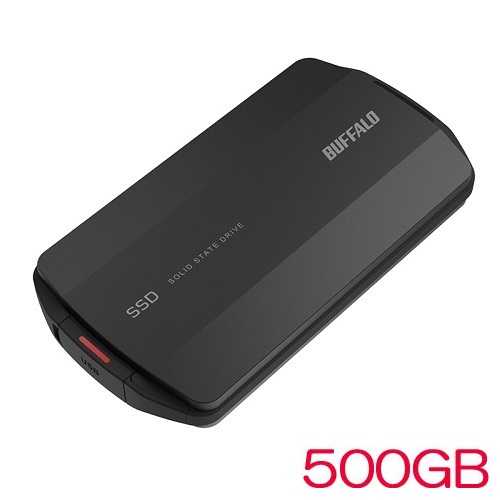 SSD-PHP500U3-BA [PC対応 USB3.2A/C対応 SSD 500GB ブラック]