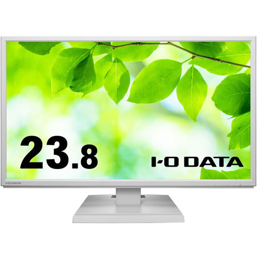 アイ・オー・データ LCD-DF241EDW-A-AG [液晶ディスプレイ 23.8型/ホワイト/5年保証/抗菌]
