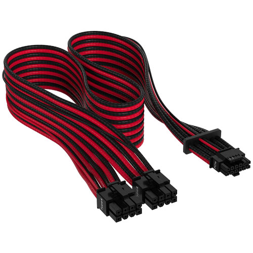 CP-8920334 [Premium Individually Sleeved 12+4pin PCIe Gen 5 12VHPWR 600W cable Type 4 RED/BLACK]