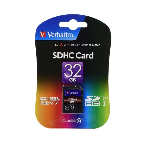 三菱化学メディア Verbatim SD/microSDカード SDHC32GJVB2 [SDHC Card 32GB Class 10]