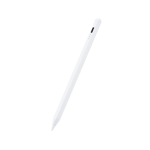 エレコム P-TPACSTAP03WH [タッチペン/iPad専用/USB-C充電/樹脂製ペン先]