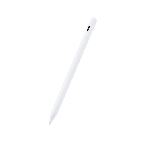 エレコム P-TPACSTAP04WH [タッチペン/iPad専用/USB-C充電/金属ペン先]
