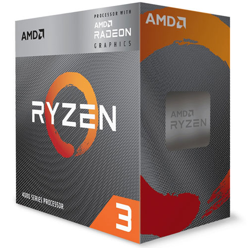 AMD 100-100000144BOX [Ryzen 3 4300G (4コア/8スレッド、3.8GHz、TDP65W、AM4) BOX with Wraith Stealth]