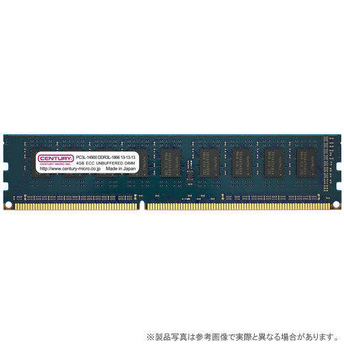 CD4G-D3LUE1866H [4GB DDR3L-1866 (PC3L-14900) ECC Unbuffered DIMM 240pin 1.35V Single Rank]