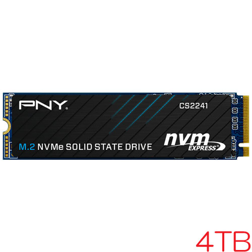 PNY M280CS2241-4TB-CL [4TB SSD CS2241 M.2(2280) NVMe PCIe Gen 4.0 x4 3D NAND 5年保証]