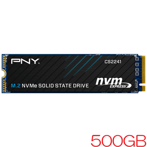 PNY M280CS2241-500-CL [500GB SSD CS2241 M.2(2280) NVMe PCIe Gen 4.0 x4 3D NAND 5年保証]