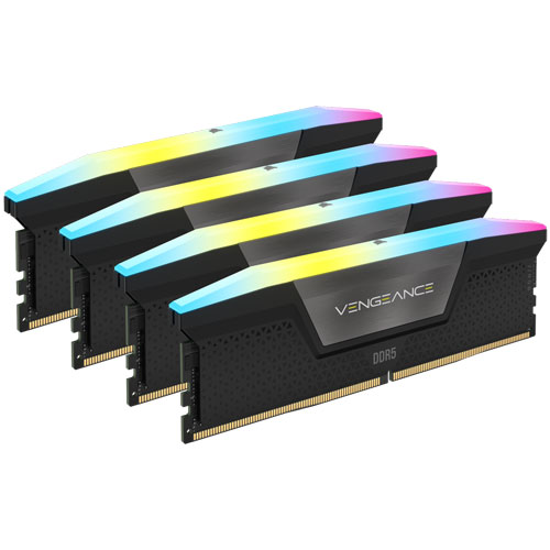 コルセア CMH192GX5M4B5200C38 [VENGEANCE RGB DDR5 PC5-41600 (5200MHz) 48GB 4枚組 CL38-38-38-84 1.25V]