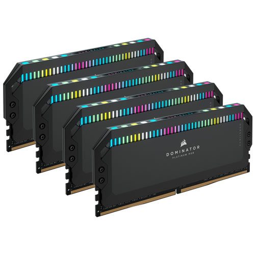 コルセア CMT64GX5M4B6200C32 [DOMINATOR PLATINUM RGB DDR5 PC5-49600 (6200MHz) 16GB 4枚組 CL32-38-38-80 1.40V]