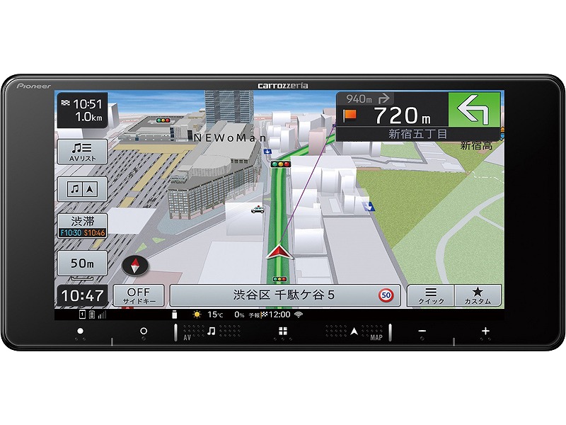 carrozzeria Pioneer カーナビ 大画面 AVIC-ZH09CS