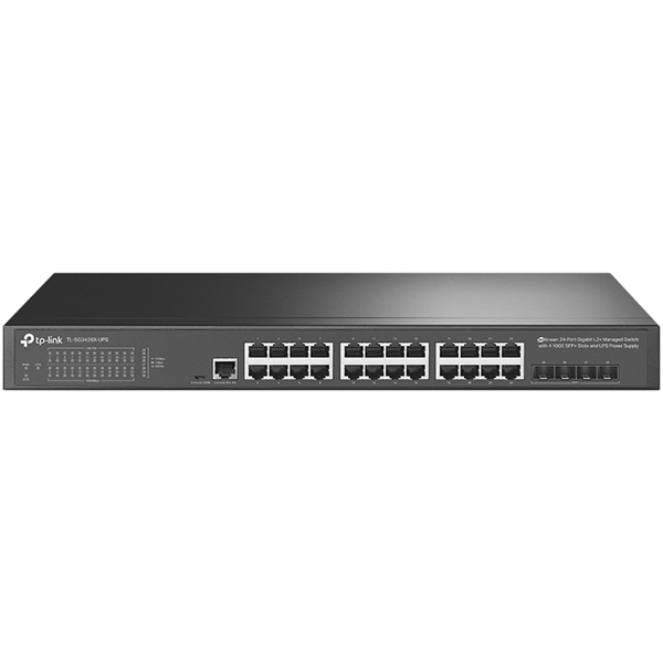 TP-LINK Jetstream TL-SG3428X-UPS(UN) [24ポートギガビットL2+マネージドスイッチ]