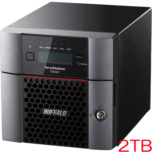 TS5220DF0202 [TeraStation TS5220DF 2ベイNAS SSD 2TB]