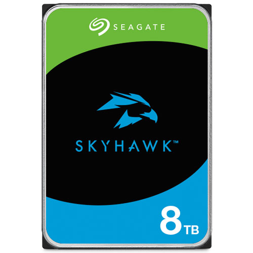 シーゲート ST8000VX010 [surveillance向けHDD SkyHawk （8TB HDD 3.5インチ SATA 6G 256MB CMR）]