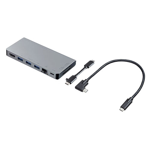 サンワサプライ USB-3TCH14S2 [USB-Cドッキングハブ(HDMI・LAN・カードリーダー)]