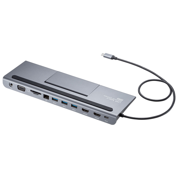 サンワサプライ USB-CVDK8 [USB Type-Cドッキングステーション(HDMI/VGA対応)]