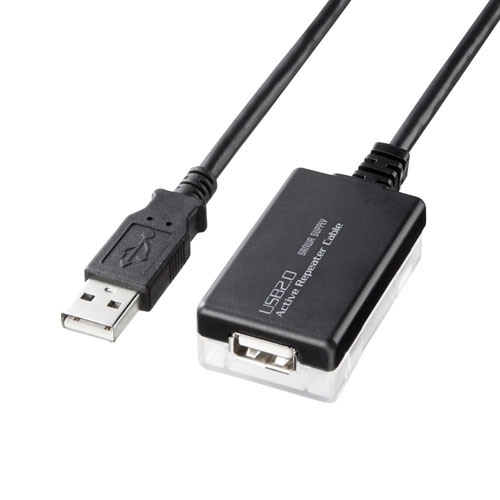 サンワサプライ KB-USB-R212N [12m延長USB2.0アクティブリピーターケーブル]