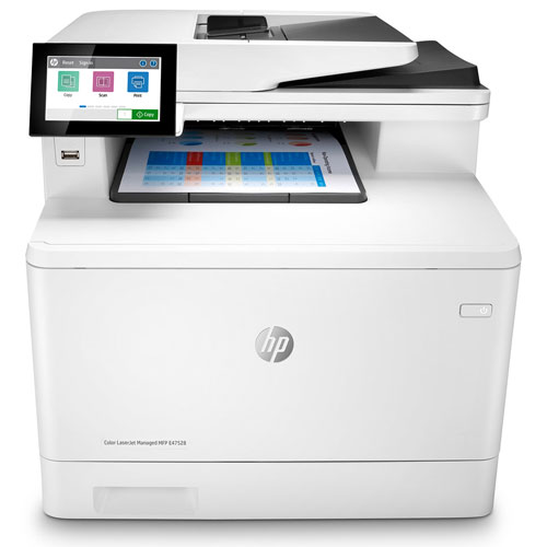 HP 3QA75A#ABJ [Color LaserJet Managed MFP E47528f ビジネスプリンター カラーレーザー複合機]