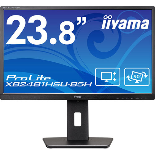 イーヤマ ProLite XB2481HSU-B5H [23.8型液晶ディスプレイ/1920×1080/HDMI、DisplayPort/VAパネル/昇降/回転]