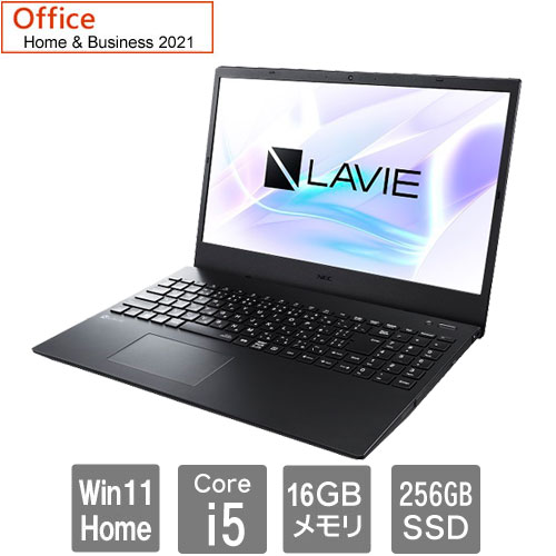 PC-SN134BCDW-F [LAVIE Smart N15(i5-1235U 15.6FHD 16GB SSD256GB DVD 11ax W11H H&B2021 ブラック)]