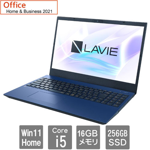 NEC PC-SN134DCDW-F [LAVIE Smart N15(i5-1235U 15.6FHD 16GB SSD256GB DVD 11ax W11H H&B2021 ブルー)]