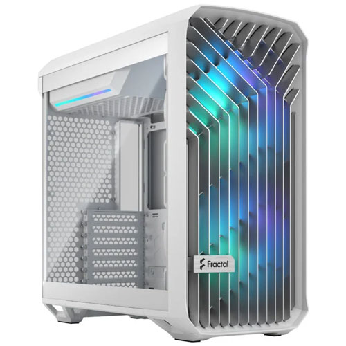 Fractal Design FD-C-TOR1C-05 [E-ATX ミドルタワーケース Torrent Compact White RGB TG Clear Tint]