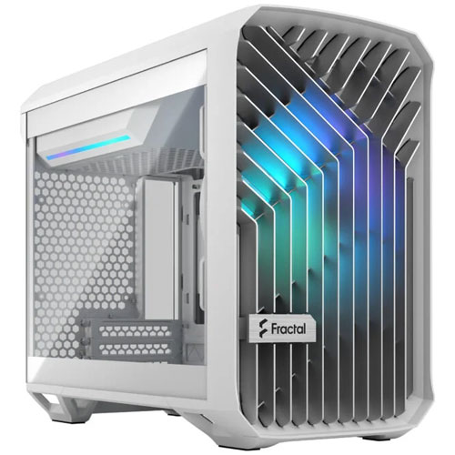 Fractal Design FD-C-TOR1N-05 [Mini-DTX ミニタワーケース Torrent Nano White RGB TG Clear Tint]