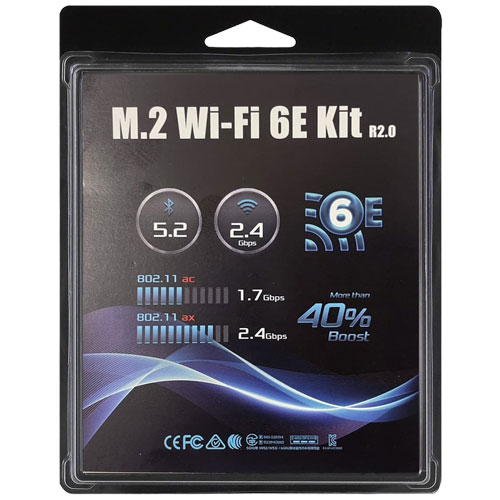ASRock M.2 WIFI 6E kit (AX210) for DeskMini (BOX) R2.0