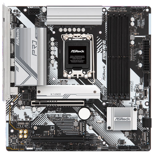 ASRock B760M Pro RS [マザーボード Intel B760/LGA1700/DDR5/2.5GbE/Micro ATX Thunderbolt AIC対応]